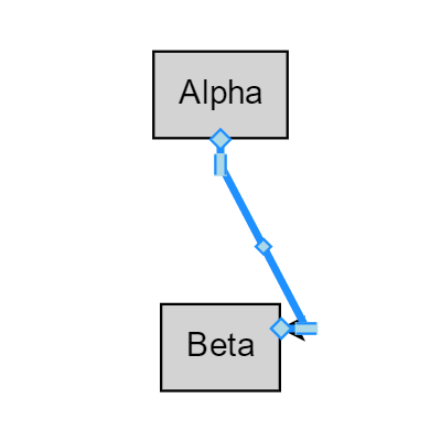 A custom Tool that adds handles on Links to allow the user to shift the end point of the Link along the sides of the port without disconnecting it.