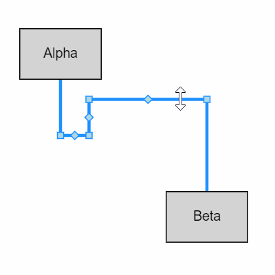 A custom Tool that lets the user reshape orthogonal links by dragging entire segments.